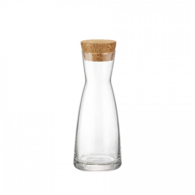 Transparent glass carafe with cork cap 8 oz / 25 cl - Ypsilon - Bormioli Rocco