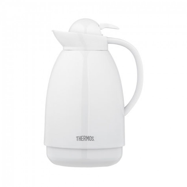 Stainless steel insulated carafe 34oz / 1L white - Patio - Thermos