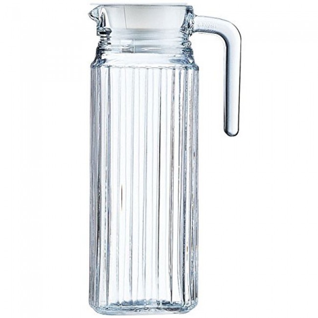 Glass jug / pitcher 34oz / 1L - Quadro - Luminarc