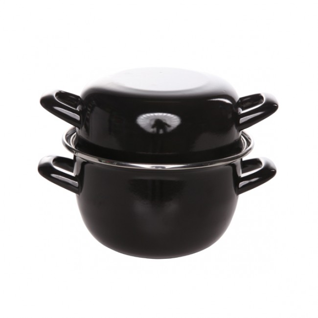 Black mussels casserole 9.4 in / 24 cm - Sold individually