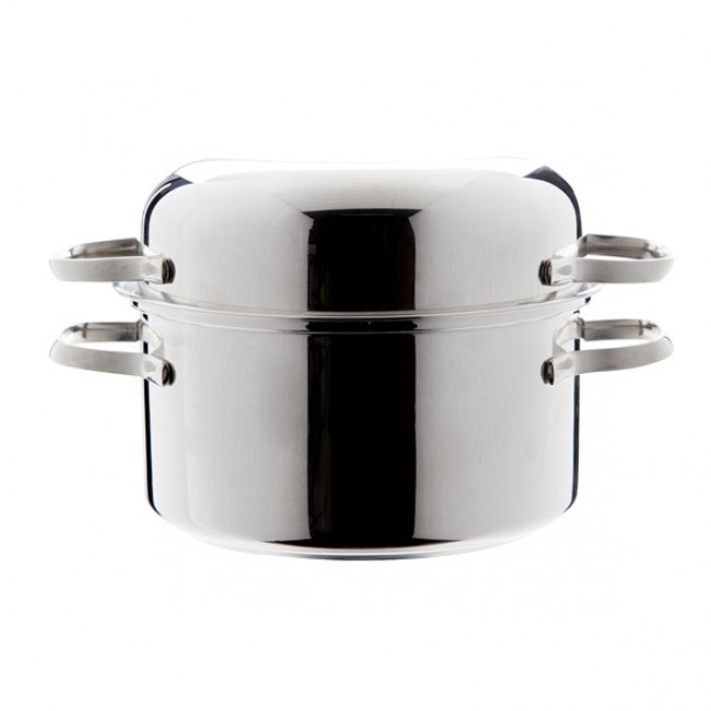 Stainless steel 18/0 mussels casserole - Sold individually