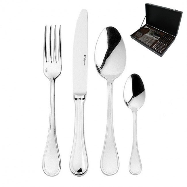 Ménagère 24 pièces en inox 18/10 3,5mm finition miroir - Verlaine - Guy Degrenne