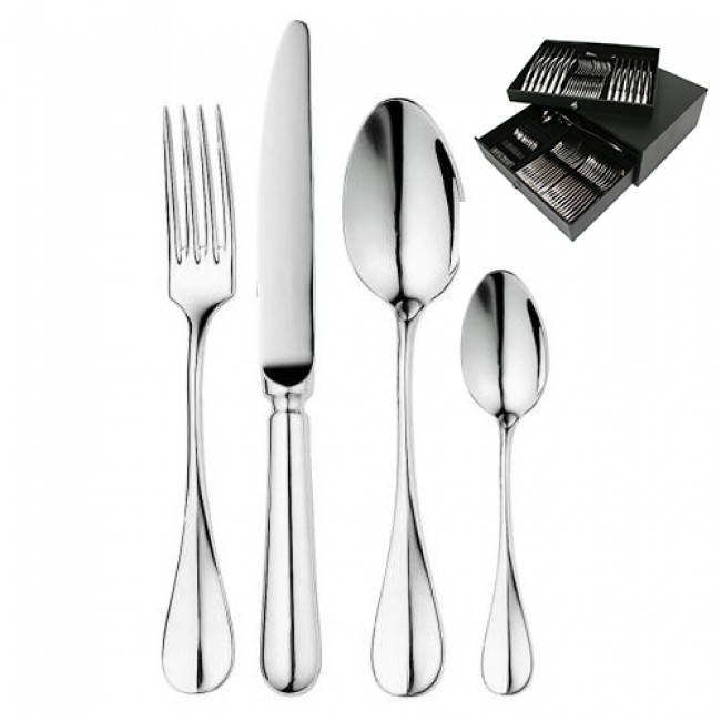 Ménagère 24 pièces en inox 18/10 3,5mm finition miroir - Verlaine - Guy Degrenne