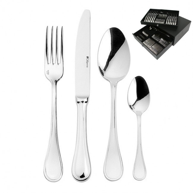 Ménagère 24 pièces en inox 18/10 3,5mm finition miroir - Verlaine - Guy Degrenne