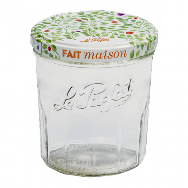 Square clear canning jar 50cl - Fido - Bormioli Rocco