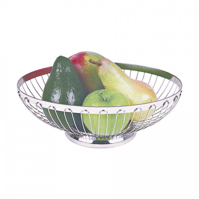 Corbeille à fruits ovale 20cm - Inox 18/8 - Paderno