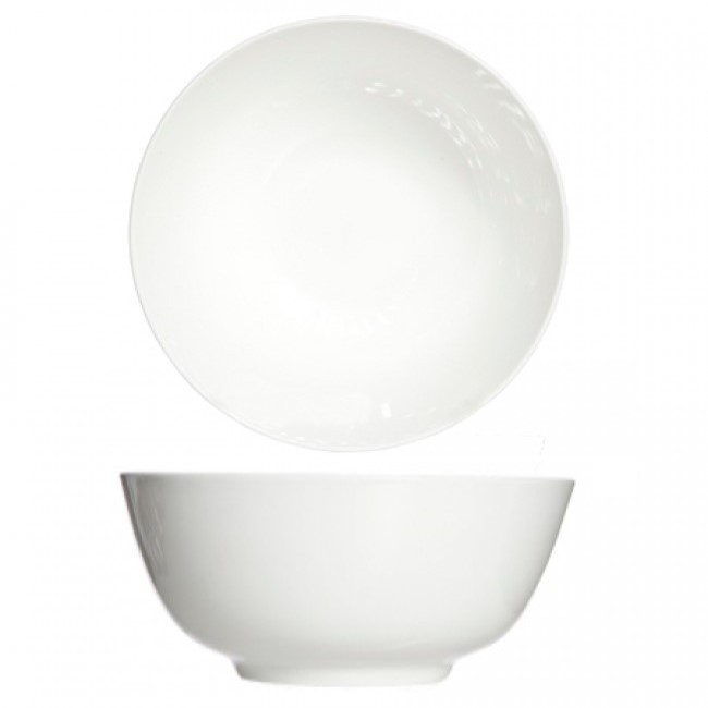 Round porcelain cup white 6" / 15cm - Castello - Cosy & Trendy