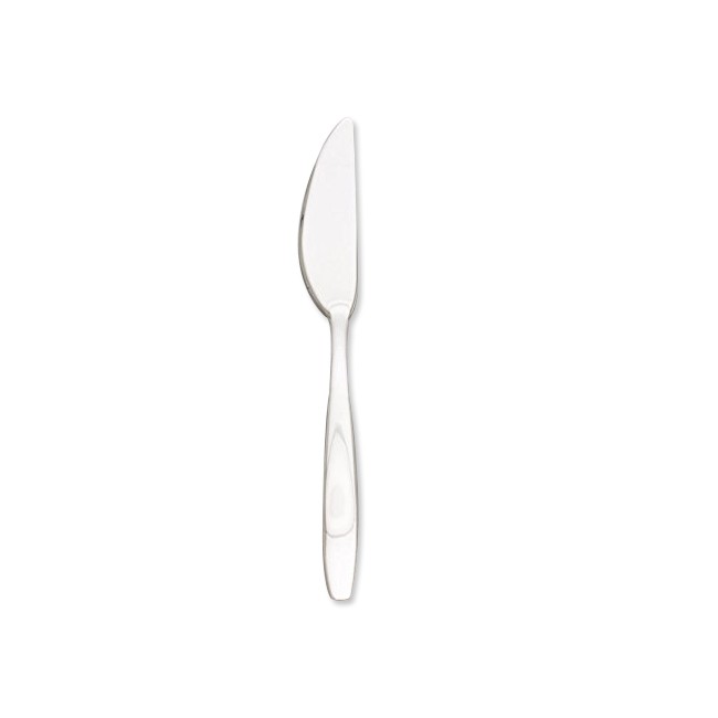 Butter knife - 3mm thick 18/10 stainless steel - Set of 6 - Florence Amefa