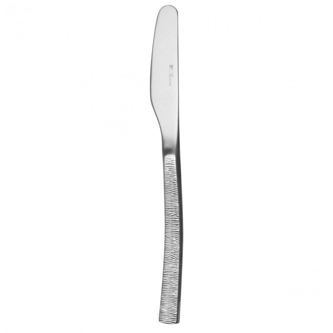 Couteau à beurre monobloc lame uni  en inox 18/10 de 3,5mm - Astrée Ciselé - Guy Degrenne