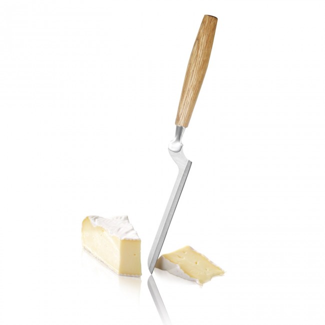 Brie cheese knife 10,6"/27cm - oak wood - Life - Boska