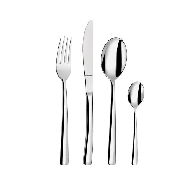 Steak knife 18/0 inox 3mm mirror finishing - Set of 6 - Havane Amefa