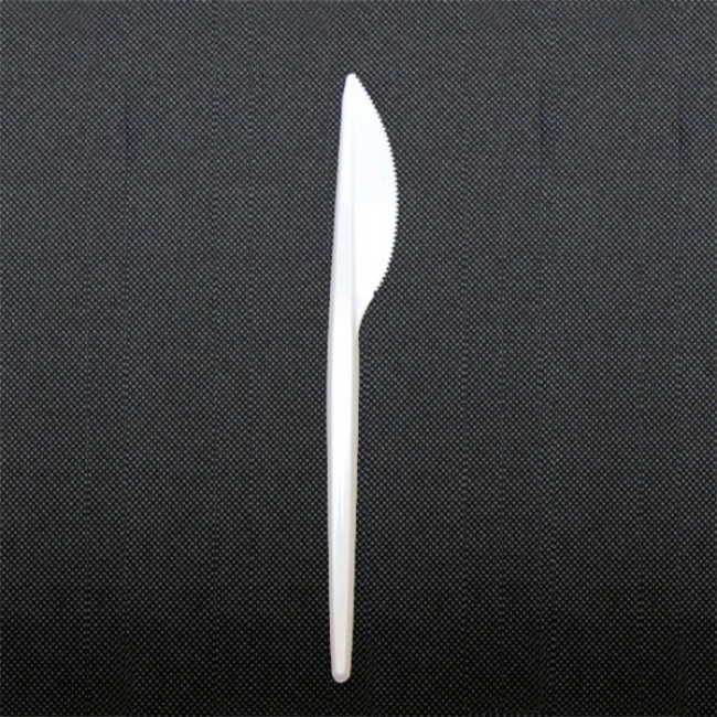 Single use knife in plastic 17.5cm - Sold by 100 - Eco - AZ Boutique