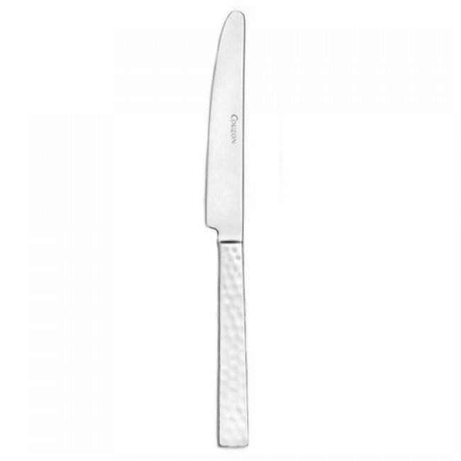 Table knife - 3mm thick 18/10 stainless steel - Ato Martelé - Couzon