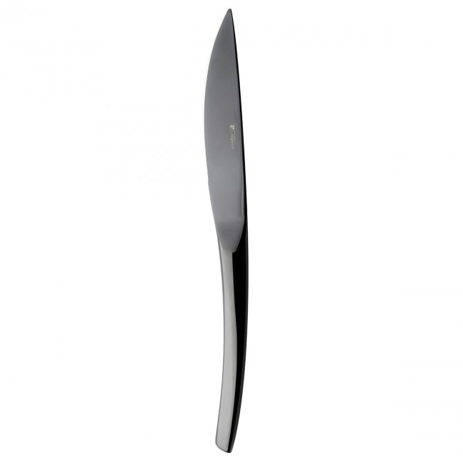Table knife - 18/10 stainless steel - Set of 6 - XY Black Mirror- Guy Degrenne