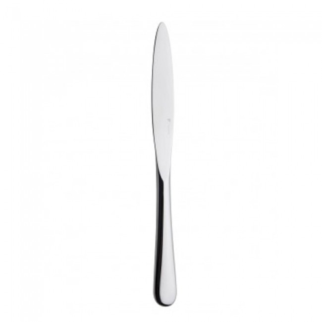 Table knife solid handle serrated - 18/10 stainless steel - Set of 6 - Aquatic - Guy Degrenne
