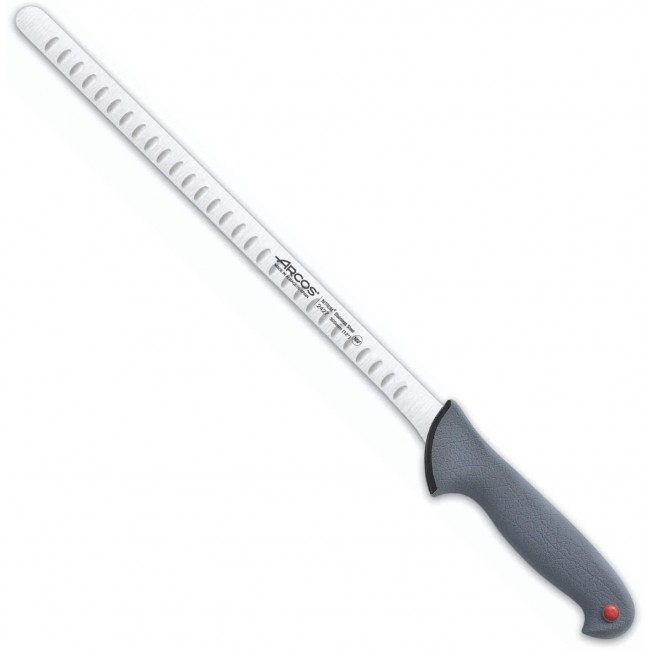 Couteau à jambon - lame inox Nitrum 25cm - manche blanc - Riviera - Arcos