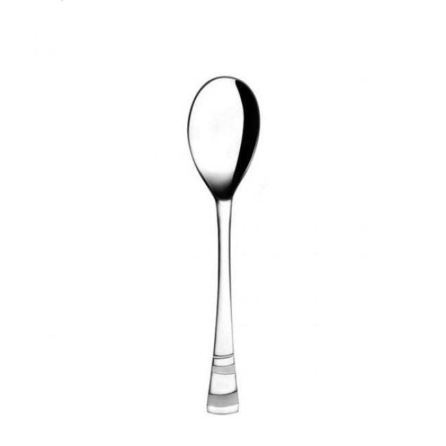 Cuillère de table inox 18/10 3,5mm finition miroir - Lot de 6 - Solstice Swing - Guy Degrenne