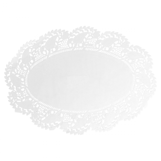 Oval paper lace 27x18cm - Sold by 250 - Paper lace - AZ boutique