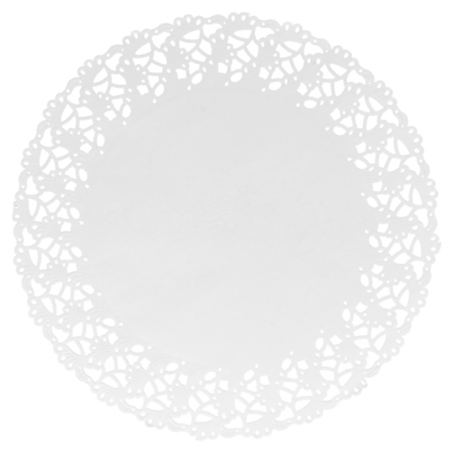 Round paper lace 9cm  - Sold by 250 - Paper lace - AZ boutique