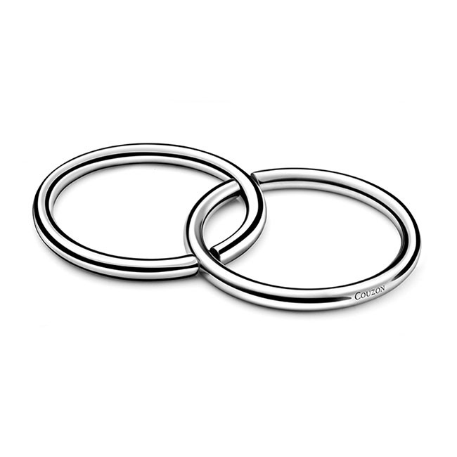 Trivet rings stainless steel - mirror finish - Duo Couzon