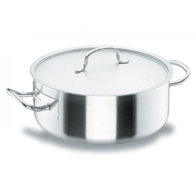Casserole Ø 32cm with lid - induction stainless steel 18/10 - Chef Classic - Lacor