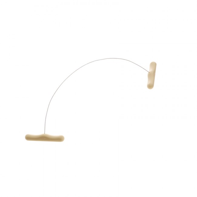 Stainless steel cheese wire 23.6" - plastic handle - Lyre and Accessories - Louis Tellier