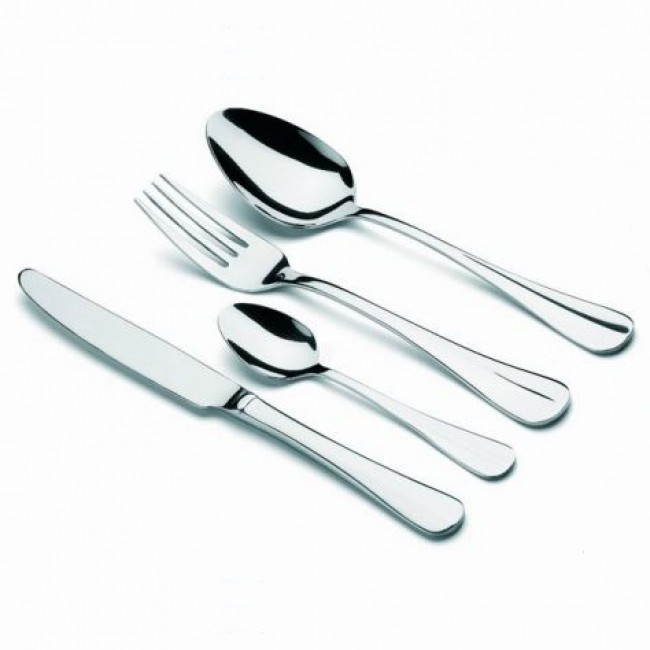 Fourchette à dessert en inox 18/10 de 2,2mm finition miroir - Lot de 6 - Bagatelle - Lebrun