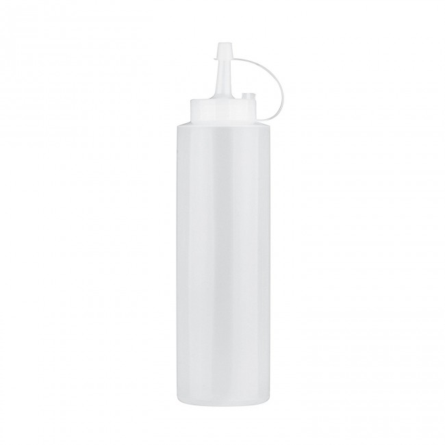 Polyethylene dispenser/squeeze bottle 12oz/36cl white - Paderno