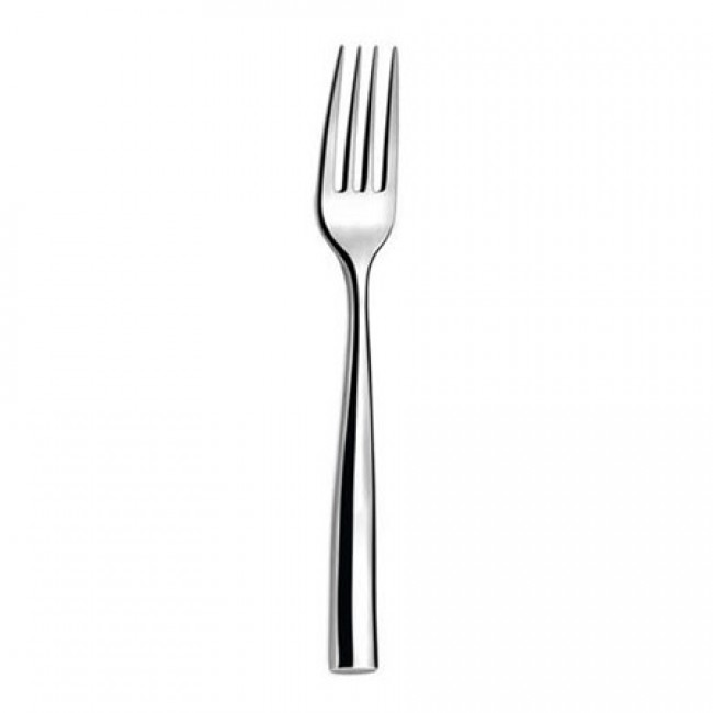 Table fork - Wrought 18/10 stainless steel - Silhouette Miroir - Couzon