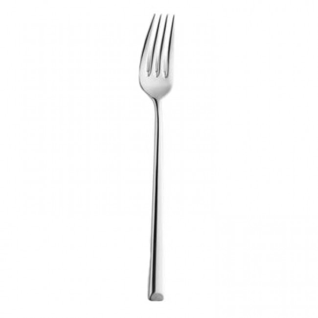Table fork - 4mm thick wrought 18/10 stainless steel - Métropole - Amefa