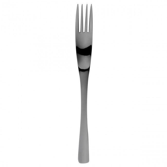Table fork - 18/10 stainless steel - Set of 6 - XY Black Mirror- Guy Degrenne