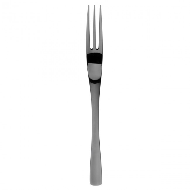 Gourmet fork - 18/10 stainless steel - Set of 6 - XY Black Mirror- Guy Degrenne