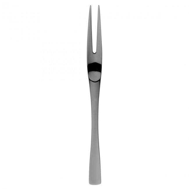 Cocktail fork - 18/10 stainless steel - Set of 6 - XY Black Mirror- Guy Degrenne