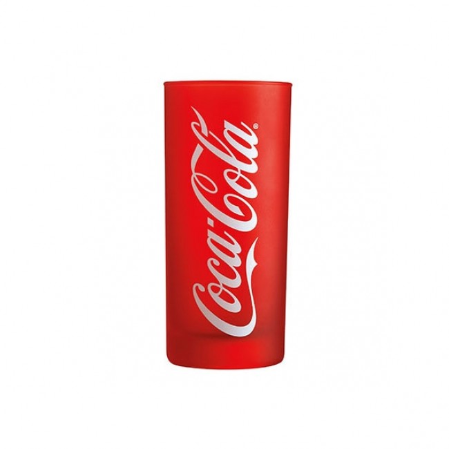 Coca Cola red tumbler glass 27cl / 9oz - Set of 6 - Coca Cola - Luminarc