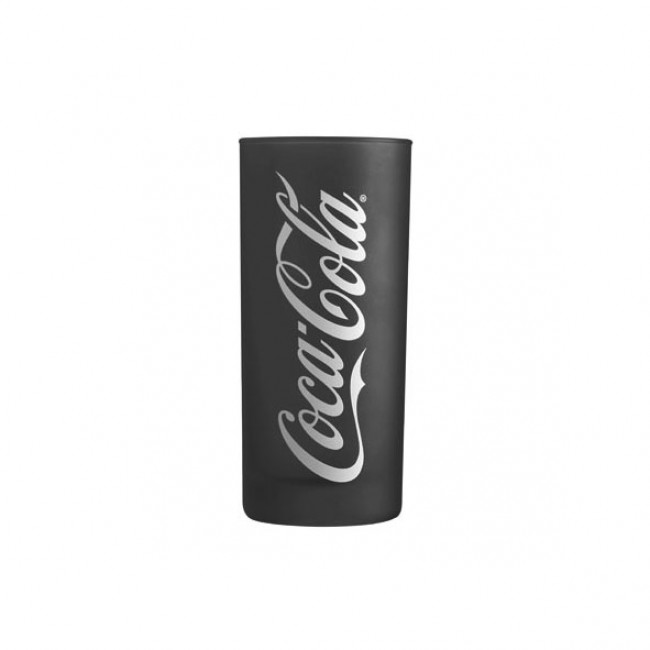 Coca Cola black tumbler glass 27cl / 9oz - Set of 6 - Coca Cola - Luminarc