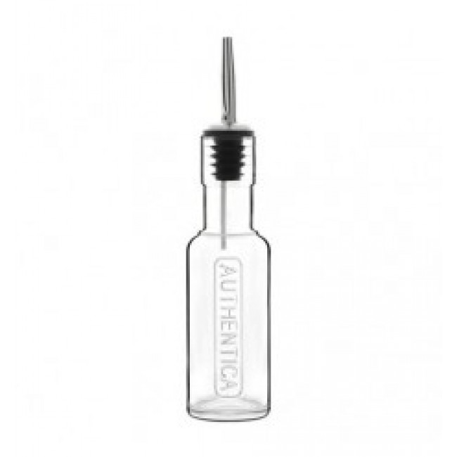 Oiler with stainless steel spout - transparent glass 52.5cl / 17.5oz - Authentica - Bormioli Rocco