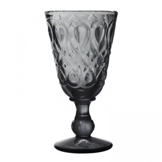Verre à vin anthracite 23cl - Lot de 6 - Lyonnais - La Rochère