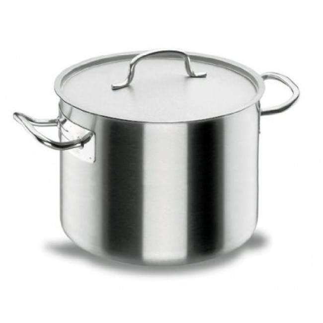 Short stock pot Ø 40cm with lid - induction stainless steel 18/10 - Chef Classic - Lacor