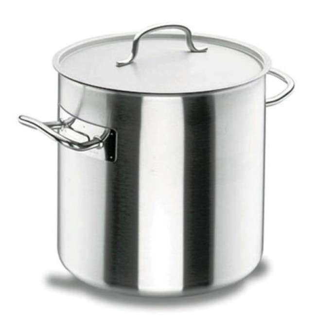 Deep stock pot Ø 20cm with lid - induction stainless steel 18/10 - Chef Classic - Lacor