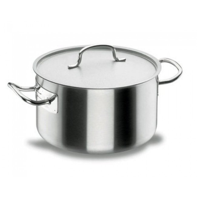 Deep casserole Ø 50cm with lid - induction stainless steel 18/10 - Chef Classic - Lacor