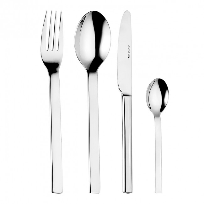 Ménagère 18 pièces en inox 18/10 de 3mm finition miroir - Galaxy – Eternum
