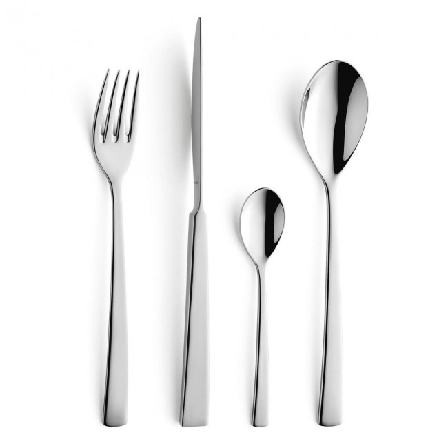 48 piece Standing cutlery set 18/10 stainless steel mirror-finished - Aurora - Amefa