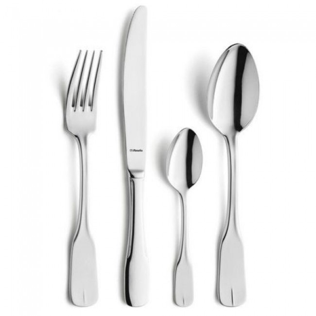 Ménagère 48 pièces en inox 18/0 (couteau à steak) - Vieux Paris