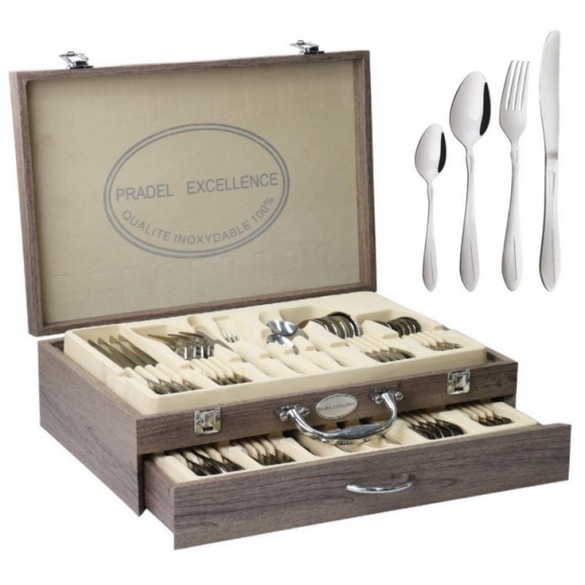 24 piece cutlery set 18/10 inox - Gift box - Taste - Sambonet