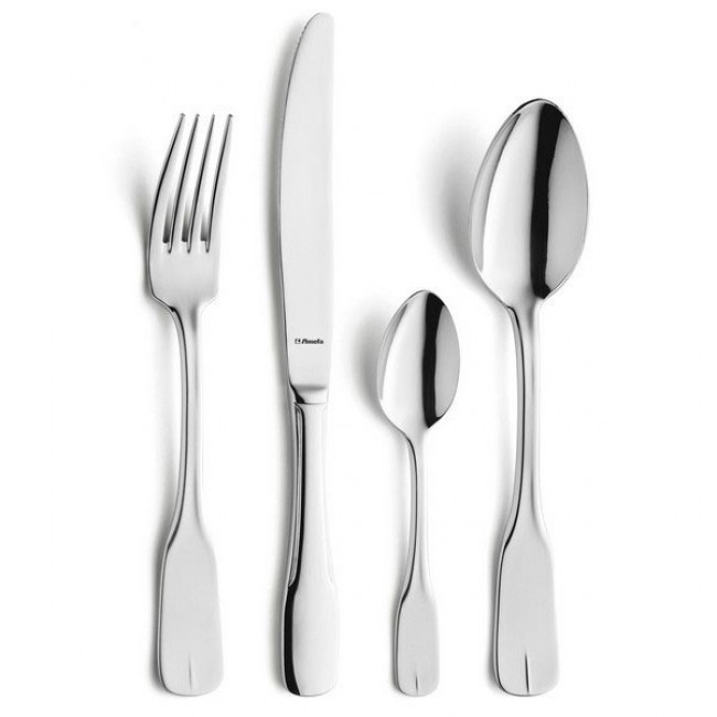 72 piece cutlery set - 18/0 stainless steel mirror-finished - Vieux Paris - Amefa
