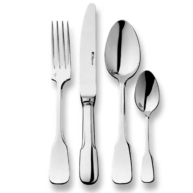 84 pieces cutlery set - 18/10 stainless steel - Lutece - Guy Degrenne