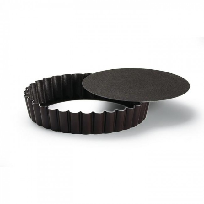 10cm non-stick round fluted pie pan - Paderno