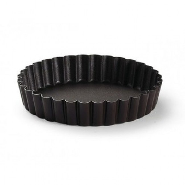 10cm non-stick fluted plain mold - Set of 6 