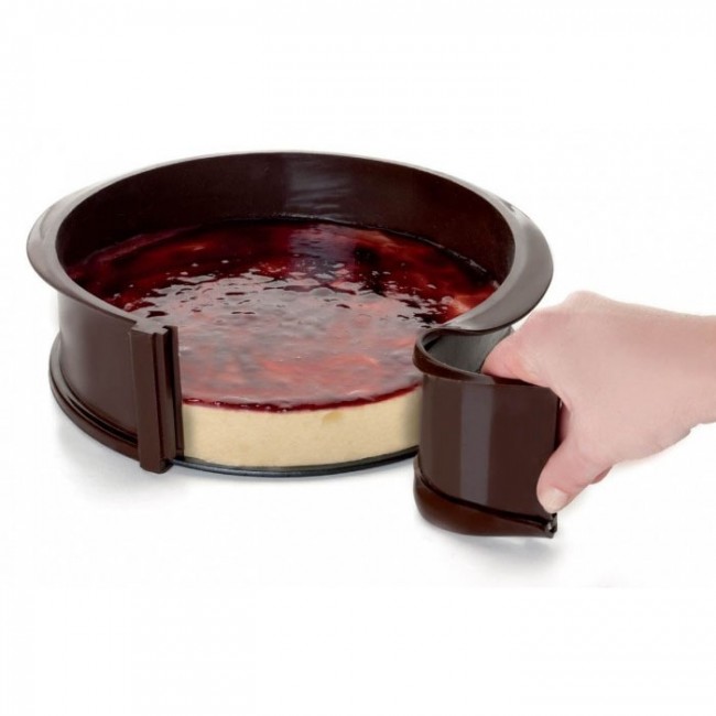 Moule à tarte rond blanc 33cm en porcelaine