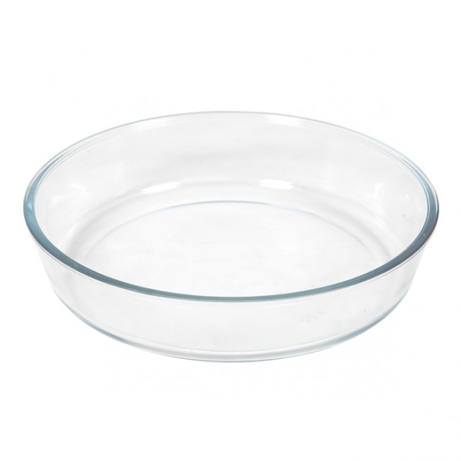 Glass pie dish